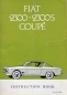 Preview: Fiat 2300 S Coupe 1964 Owner Manual (5684)